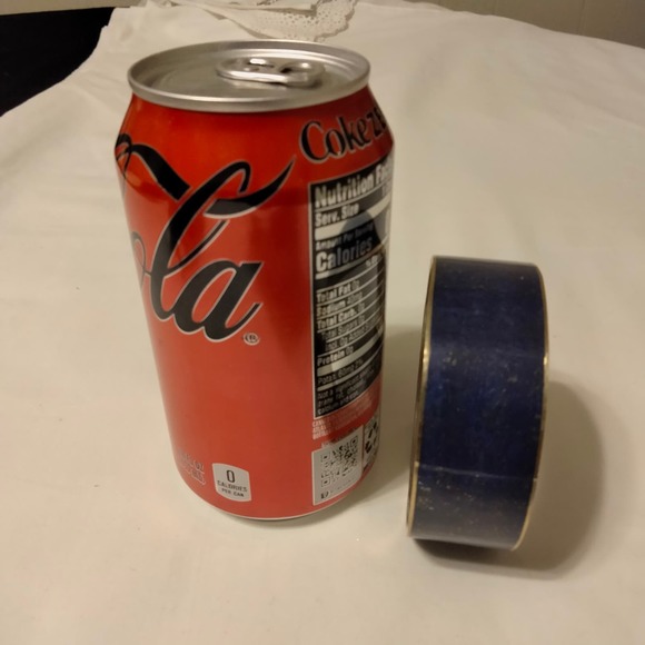 Iris Apfel & Bajalia Blue Lapis Lazuli Statement Bangle Bracelet - Picture 5 of 13